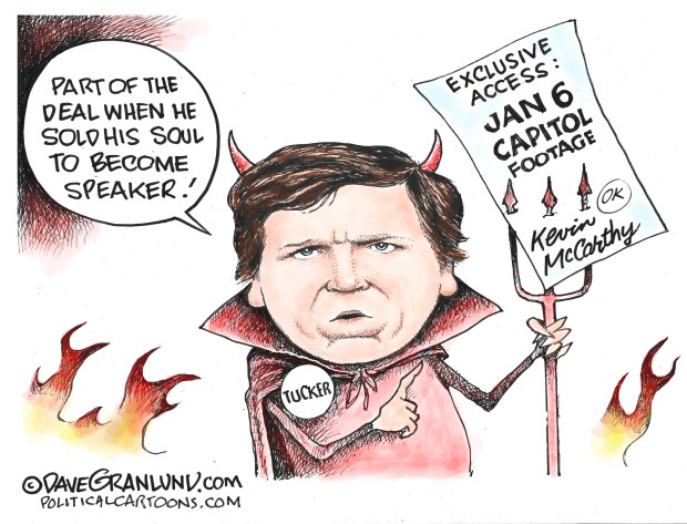 On Tucker Carlson (Dave Granlund, CagleCartoons.com)