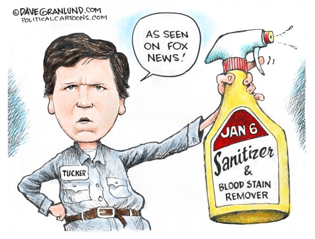 On Tucker Carlson (Dave Granlund, CagleCartoons.com)